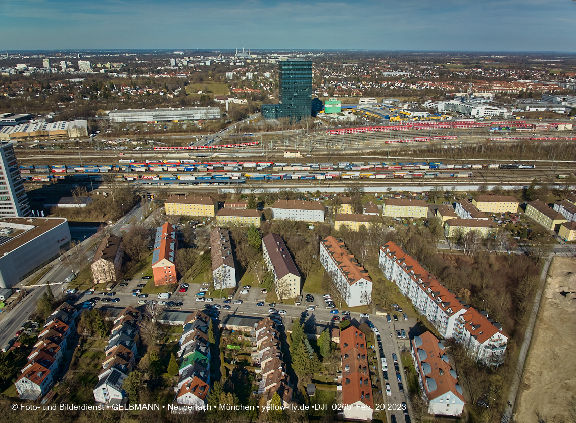 20.02.2023 - Copterfotos und Luftbilder von Berg am Laim